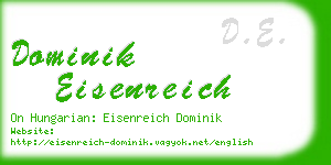 dominik eisenreich business card